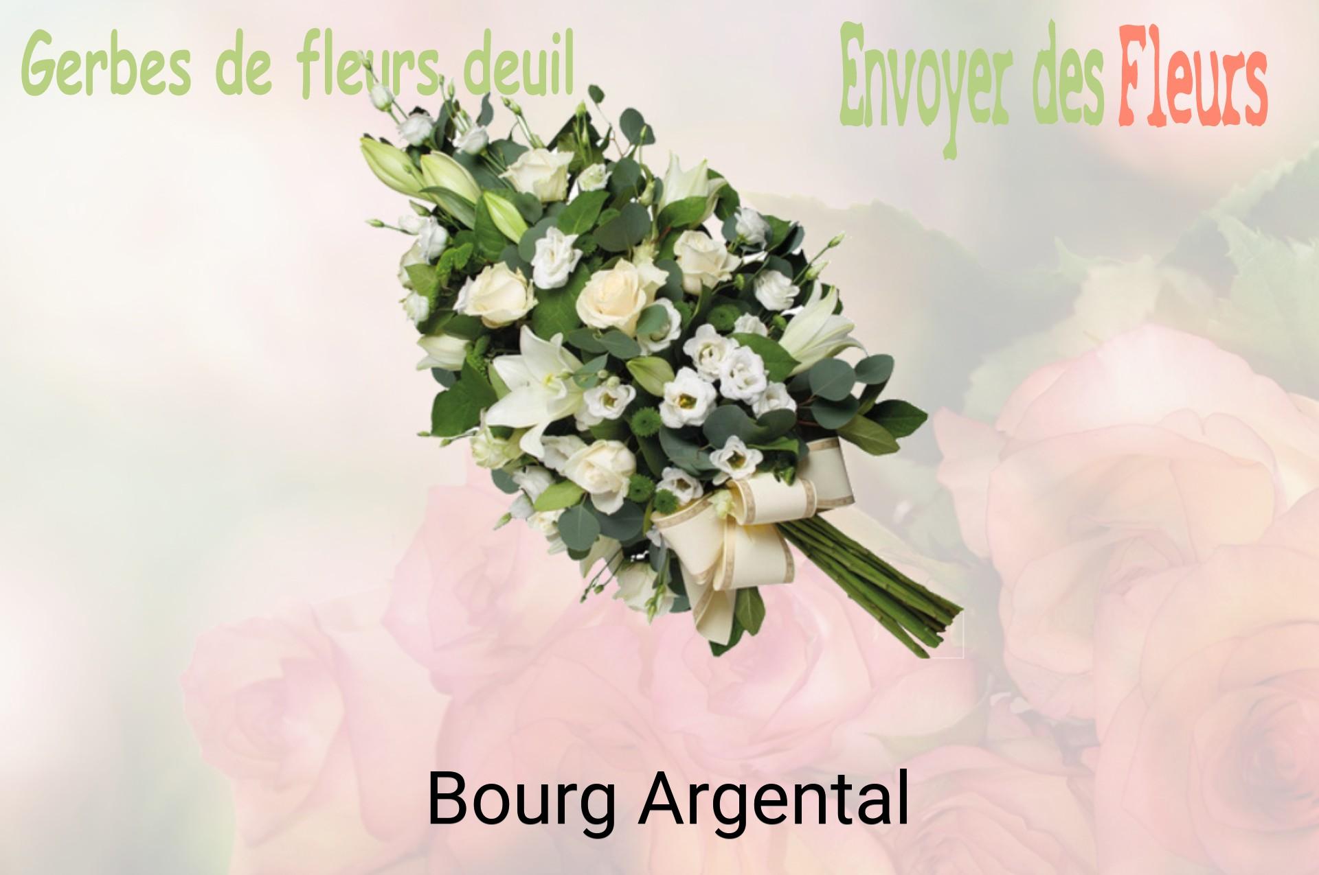 Gerbe de fleurs de deuil livrée à Bourg-Argental